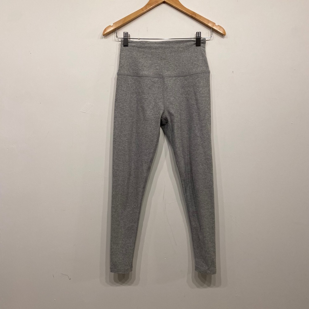 Beyond Yoga Womens Spacedye High Waisted Midi Leggings Gray Size Medium